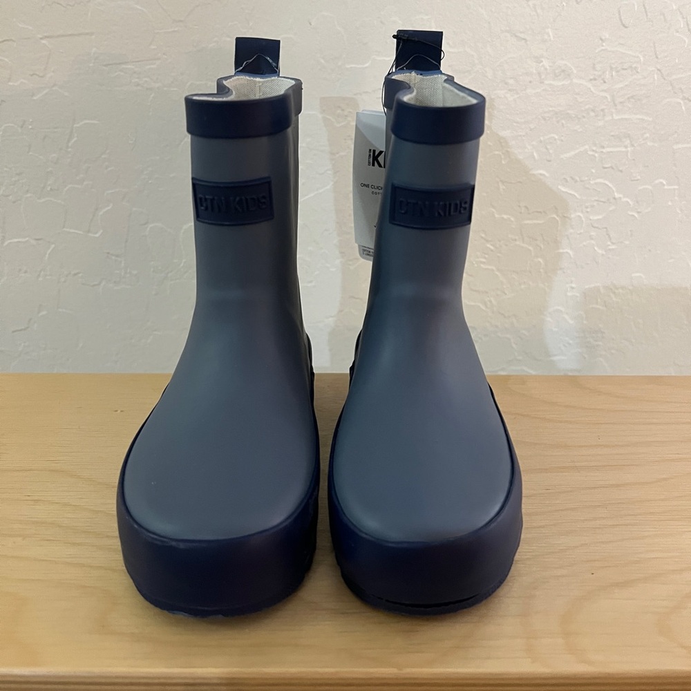 Cotton On Toddler Navy Blue Rain Boots